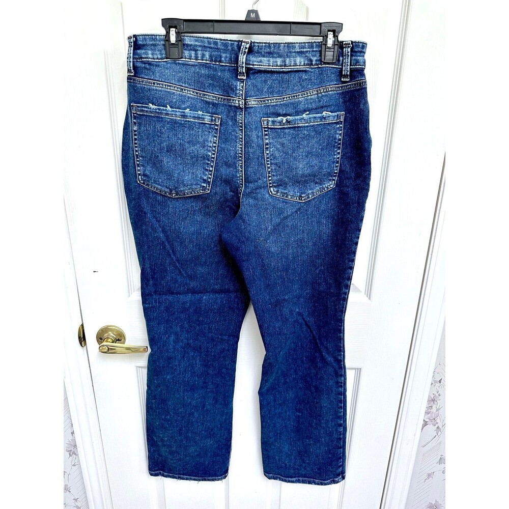 Women's Blue Denim Boot Cut Jeans - Picture 6 of 7